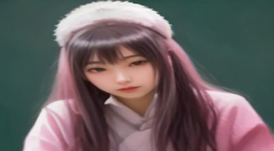 Live2D同人动画虚拟角色立绘在软件中被赋予表情和动作，屏幕上显示骨骼绑定的技术细节